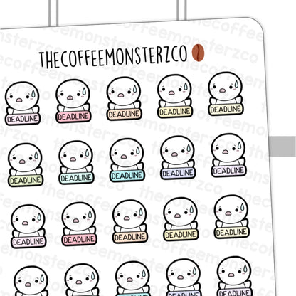The Coffee Monsterz Co. Emoti Stickers