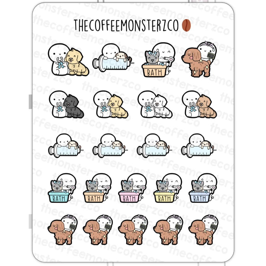 The Coffee Monsterz Co. Emoti Stickers