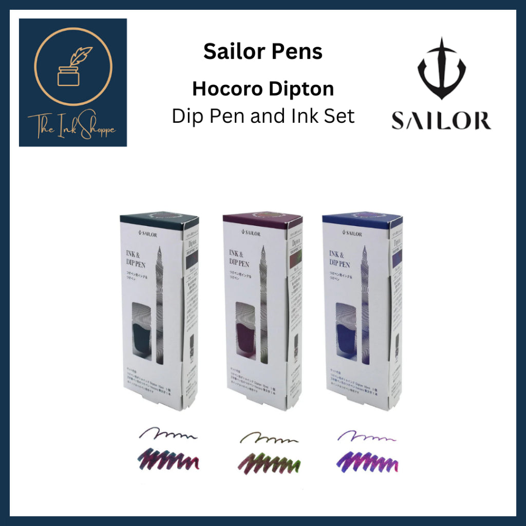 Sailor Hocoro Dipton Dip Pen and Ink Set