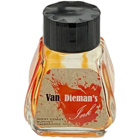 Van Dieman's Fountain Pen Ink EMPTY Bottle