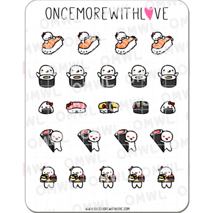 ONCE MORE WITH LOVE Sticker Sheet