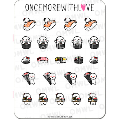 ONCE MORE WITH LOVE Sticker Sheet