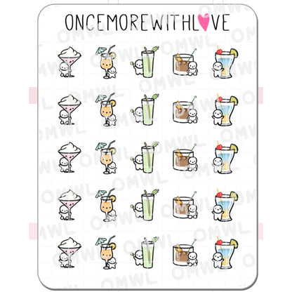 ONCE MORE WITH LOVE Sticker Sheet