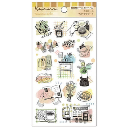 Pine Book Kasaneru Decoration Stickers