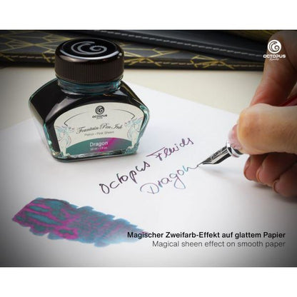 Octopus Fluids Sheen Fountain Pen Ink Bottle (30mL)