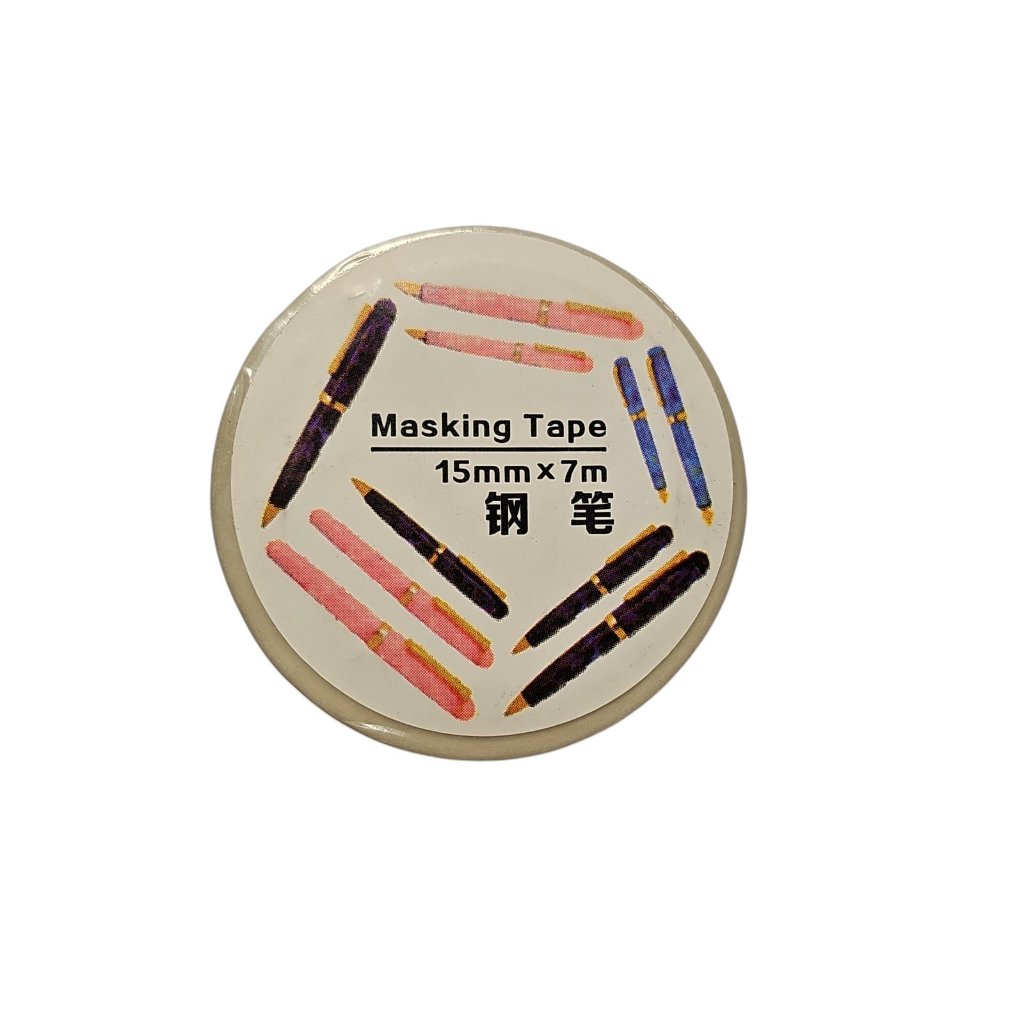 Masking Tape 15mm x 7m FULL ROLL Fountain Pens print