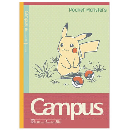 Campus Pokemon B-Ruled Notebook