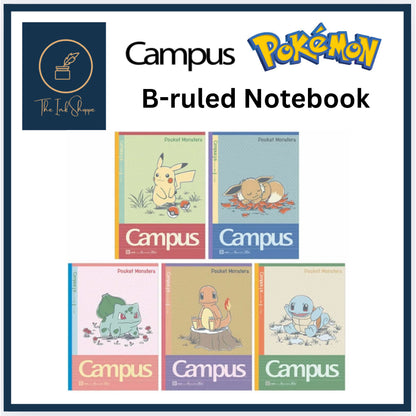 Campus Pokemon B-Ruled Notebook