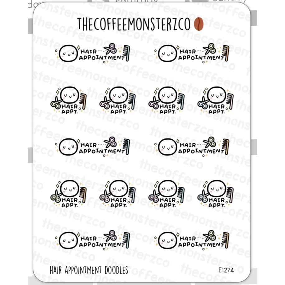 The Coffee Monsterz Co. Sticker Sheet