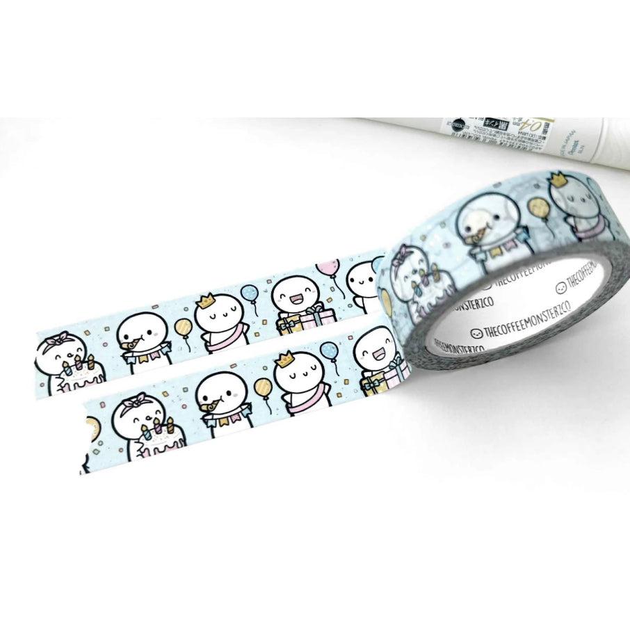 The Coffee Monsterz Co. Washi Tape FULL ROLL