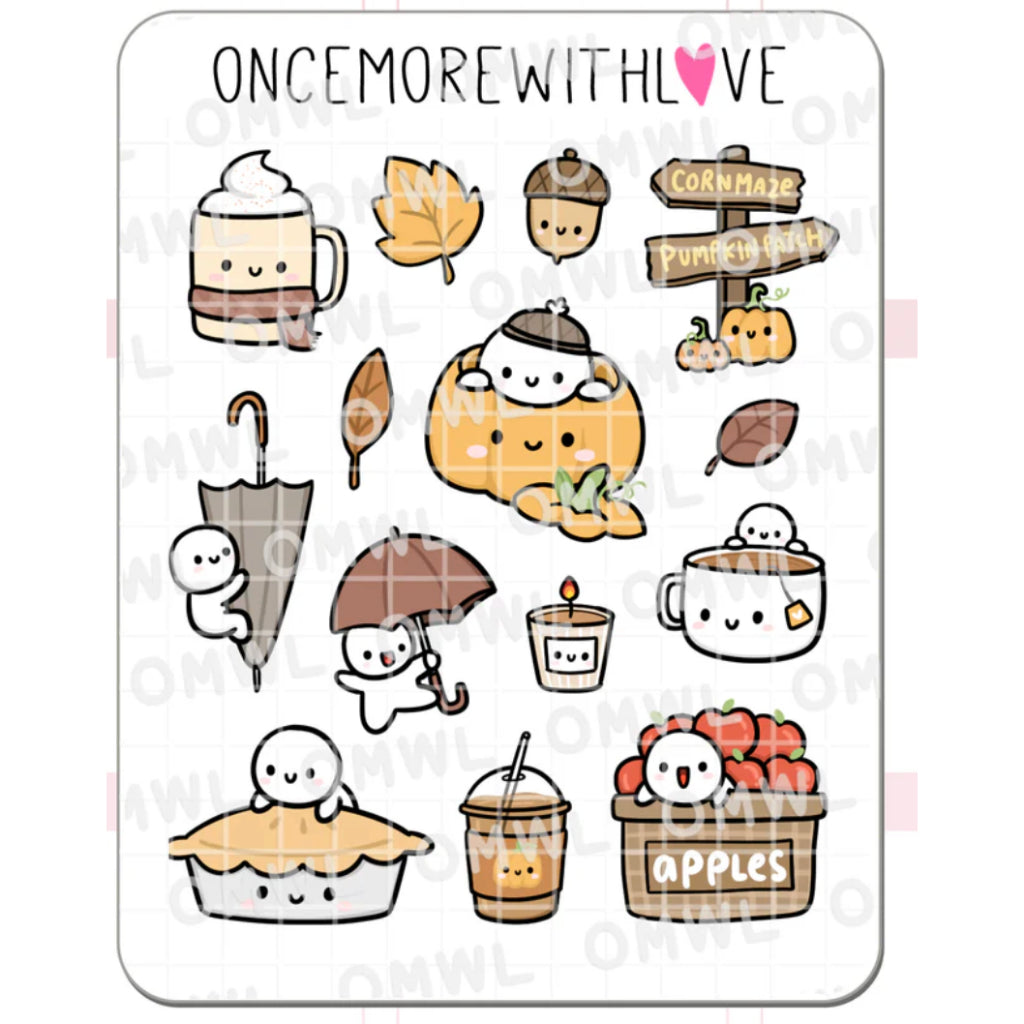 ONCE MORE WITH LOVE Sticker Sheet