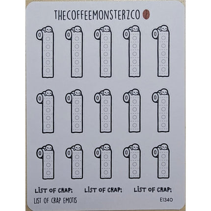 The Coffee Monsterz Co. Emoti Stickers