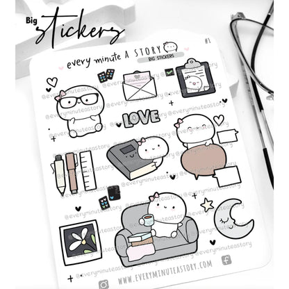 Every Minute A Story Sticker Sheet