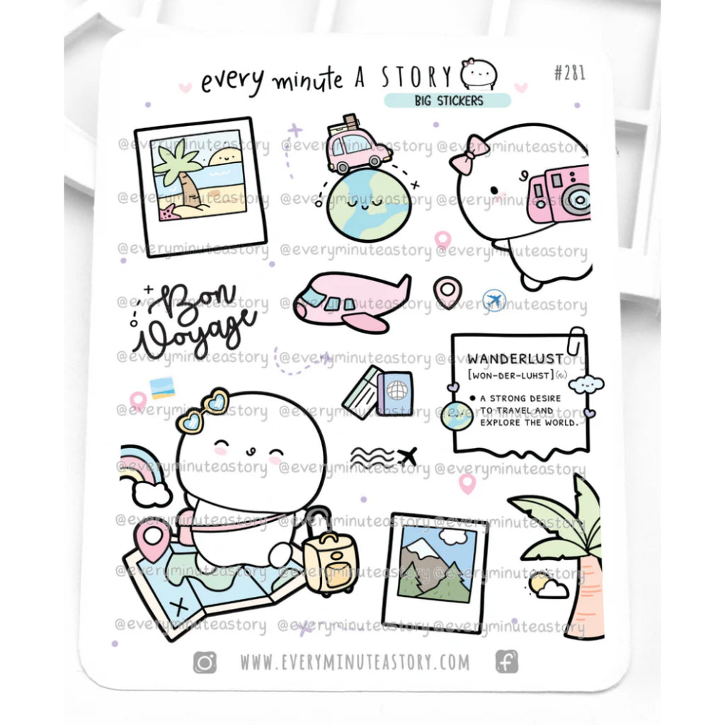 Every Minute A Story Sticker Sheet