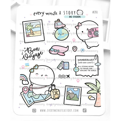 Every Minute A Story Sticker Sheet