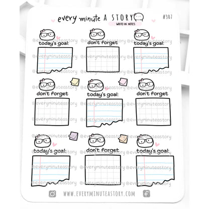 Every Minute A Story Sticker Sheet