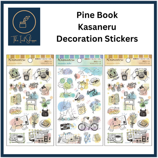 Pine Book Kasaneru Decoration Stickers