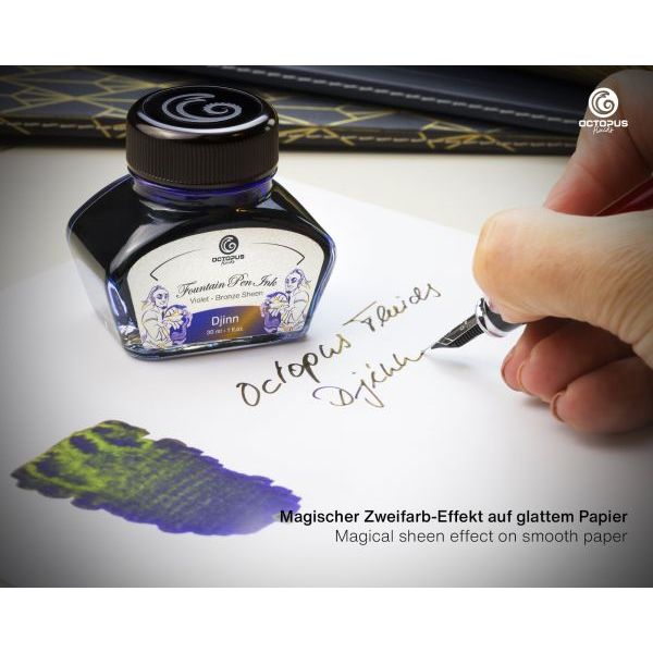 Octopus Fluids Sheen Fountain Pen Ink Bottle (30mL)