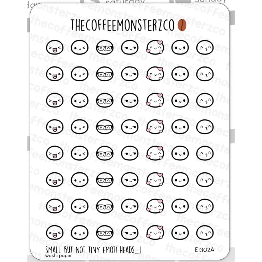 The Coffee Monsterz Co. Emoti Stickers