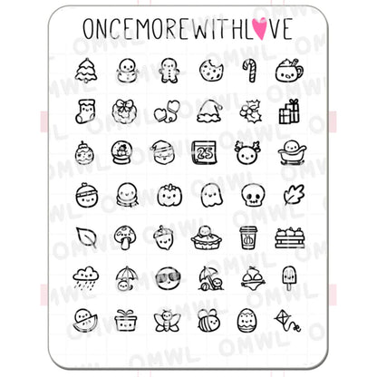 ONCE MORE WITH LOVE Sticker Sheet