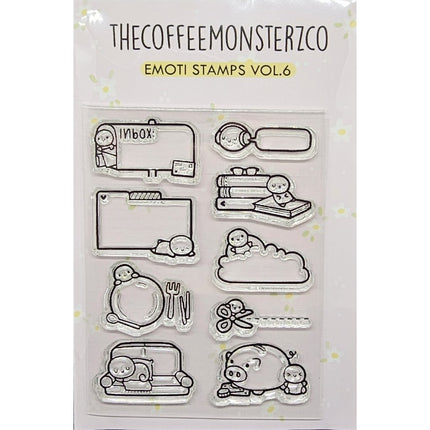 The Coffee Monsterz Co. Emoti Stamps Set Limited Edition