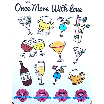 ONCE MORE WITH LOVE Sticker Sheet