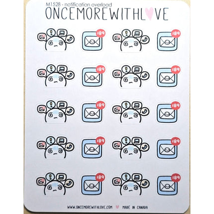 ONCE MORE WITH LOVE Sticker Sheet