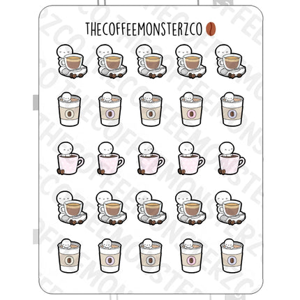 The Coffee Monsterz Co. Emoti Stickers