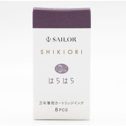 Sailor Shikiori Fountain Pen Ink Cartridge (8 cartridges/1 box)