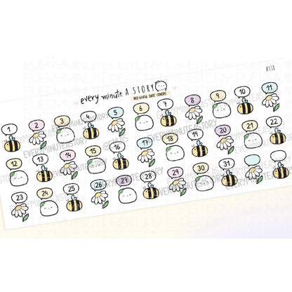 Every Minute A Story Date Cover Stickers