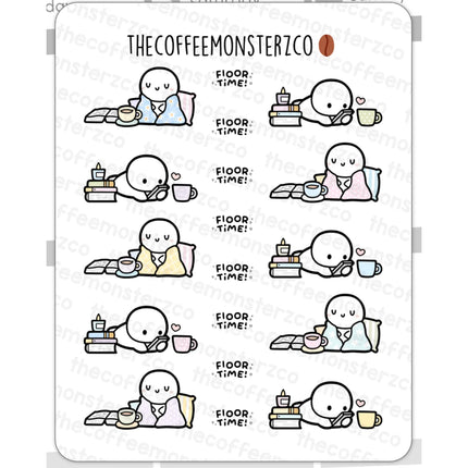 The Coffee Monsterz Co. Emoti Stickers