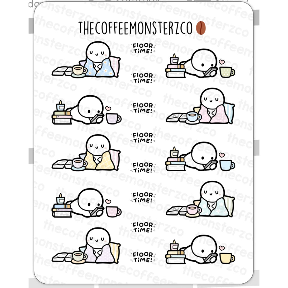 The Coffee Monsterz Co. Emoti Stickers