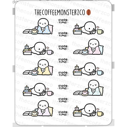 The Coffee Monsterz Co. Emoti Stickers