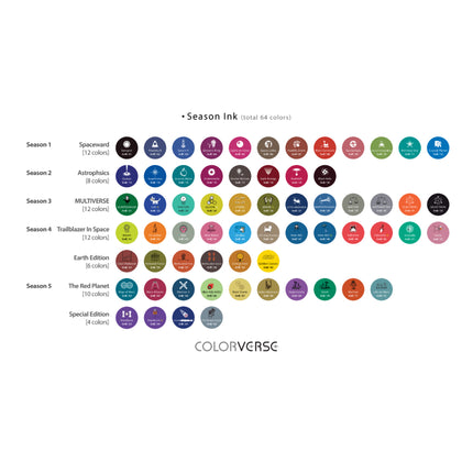 Colorverse The Mini Collection Fountain Pen Ink Bottles (5mL Bottle)