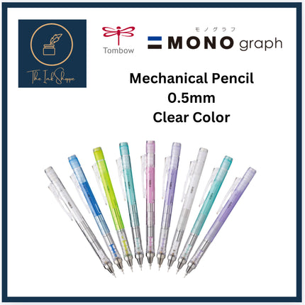 Tombow MONO Graph Mechanical Pencil 0.5 CLEAR Color