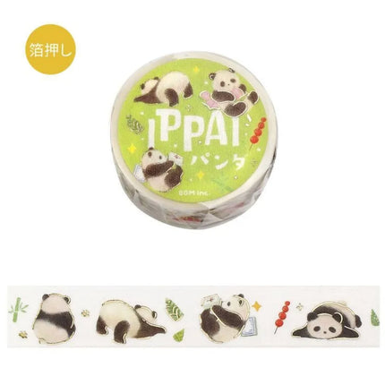 BGM IPPAI Foil-Stamping 15mm x 5m FULL ROLL Washi Tape