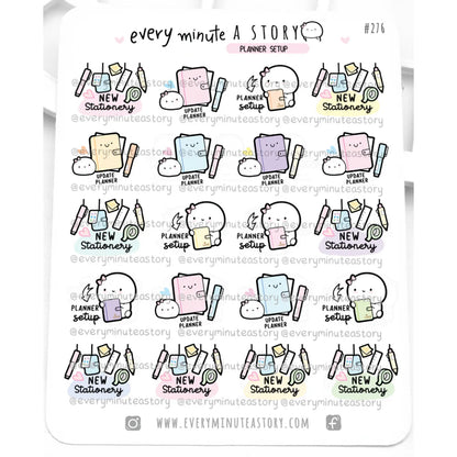 Every Minute A Story Sticker Sheet