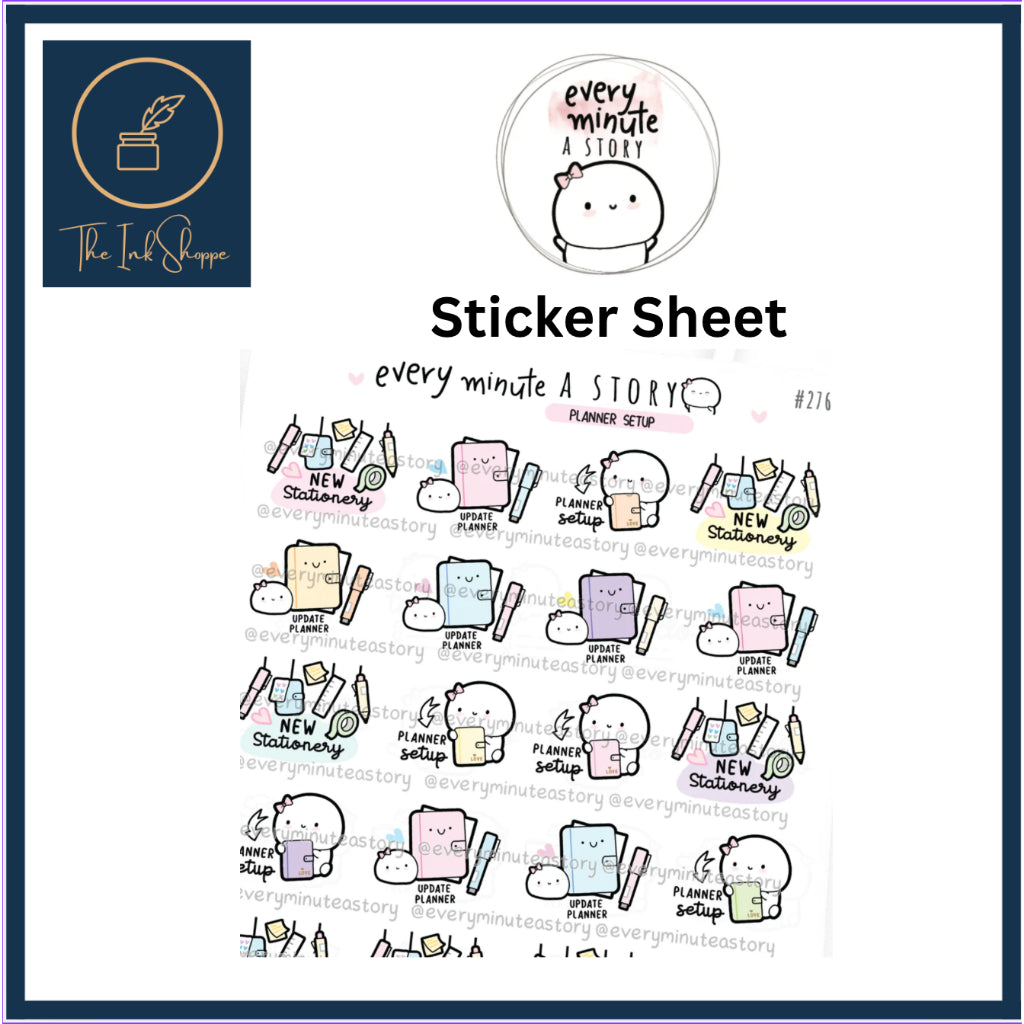 Every Minute A Story Sticker Sheet