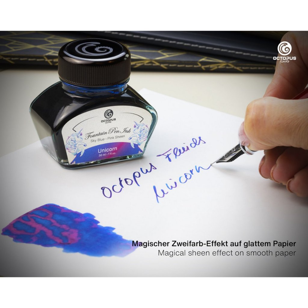 Octopus Fluids Sheen Fountain Pen Ink Bottle (30mL)