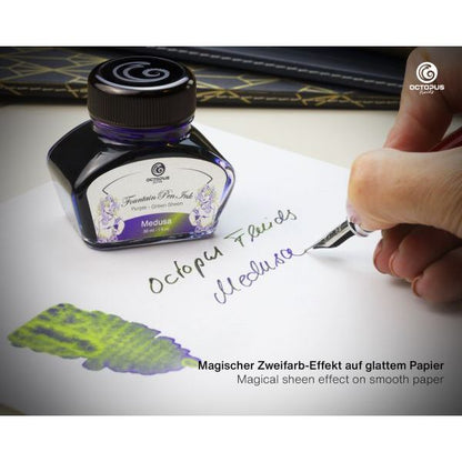Octopus Fluids Sheen Fountain Pen Ink Bottle (30mL)