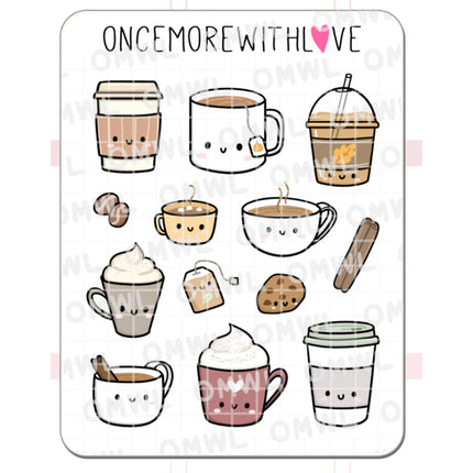 ONCE MORE WITH LOVE Sticker Sheet