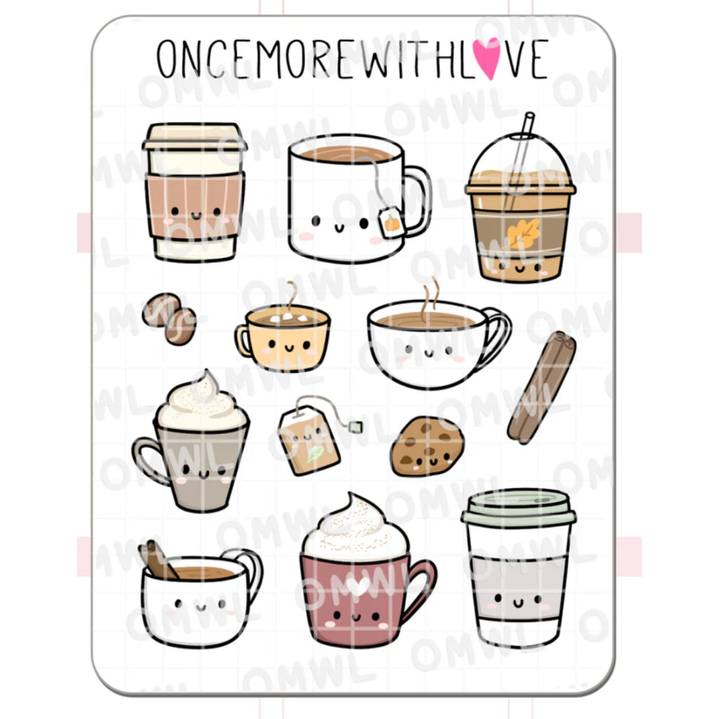 ONCE MORE WITH LOVE Sticker Sheet