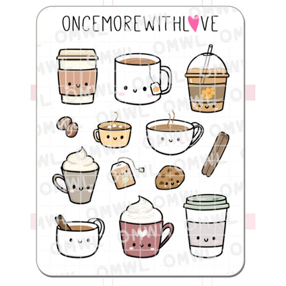 ONCE MORE WITH LOVE Sticker Sheet
