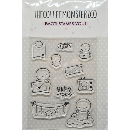 The Coffee Monsterz Co. Emoti Stamps Set Limited Edition