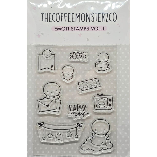 The Coffee Monsterz Co. Emoti Stamps Set Limited Edition