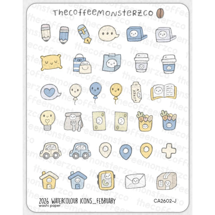 The Coffee Monsterz Co. 2026 Sticker Sheets
