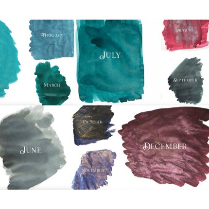 Van Dieman's Monthly Fountain Pen Ink Full Bottle (15mL)