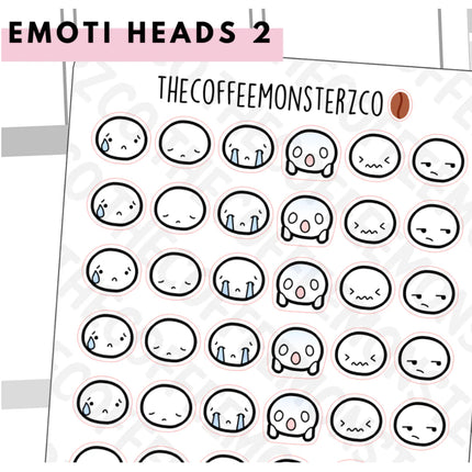 The Coffee Monsterz Co. Emoti Stickers