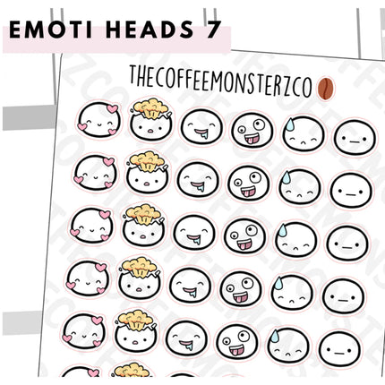 The Coffee Monsterz Co. Emoti Stickers