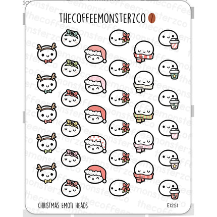 The Coffee Monsterz Co. Emoti Stickers